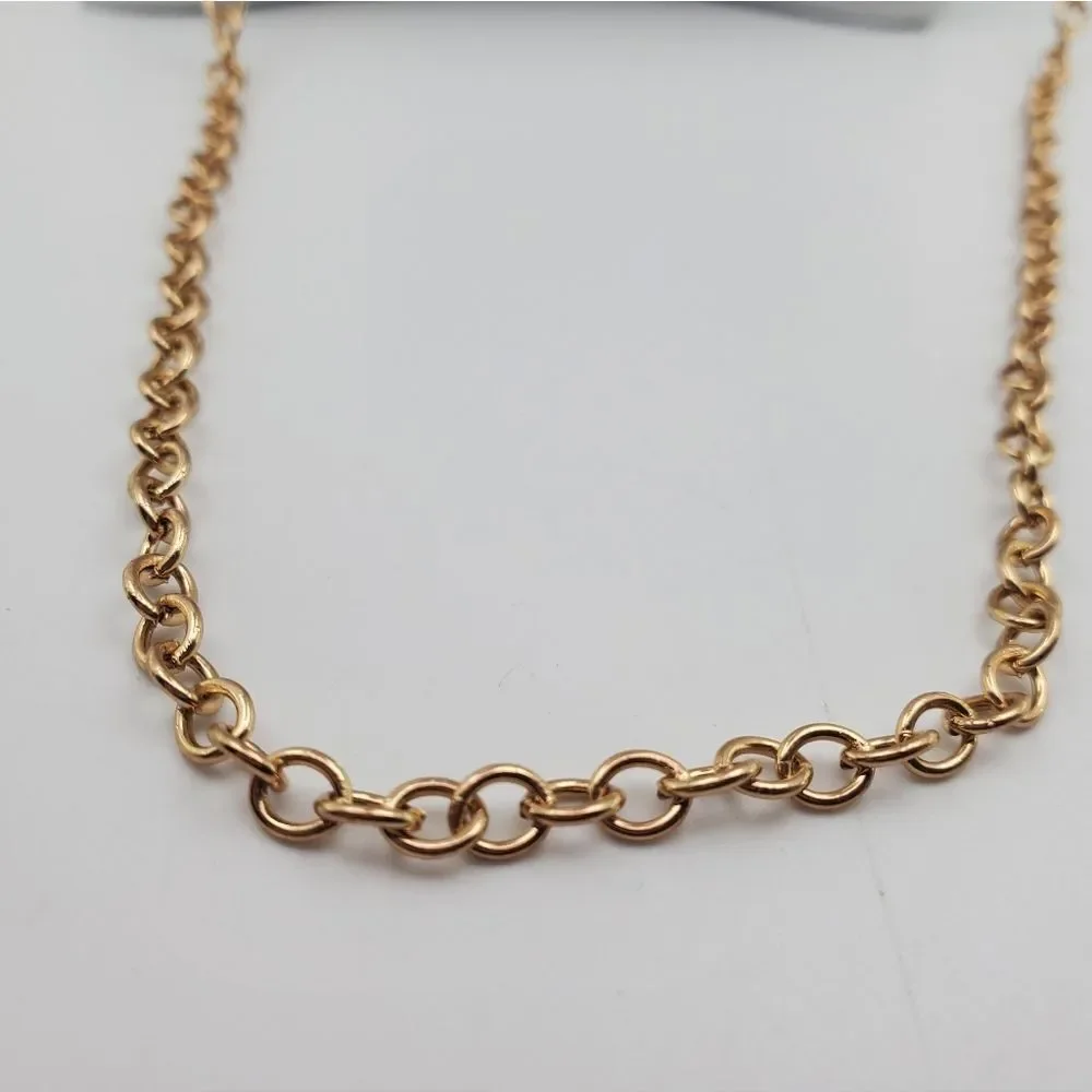 Midas lace gold tone chain‎ meditate necklace N0825